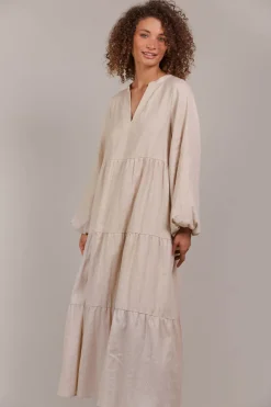 Laax Maxi Dress - Ecru
