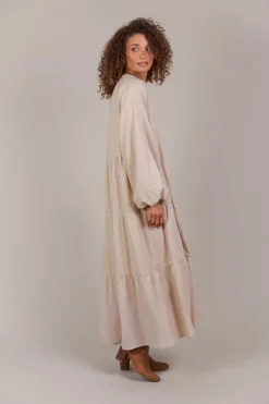 Laax Maxi Dress - Ecru