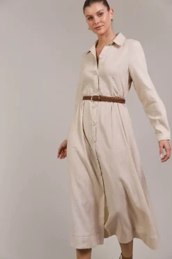 Laax Shirt Dress - Ecru