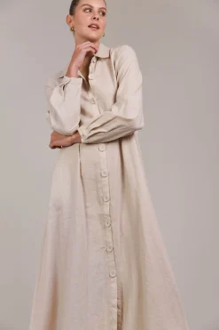 Laax Shirt Dress - Ecru