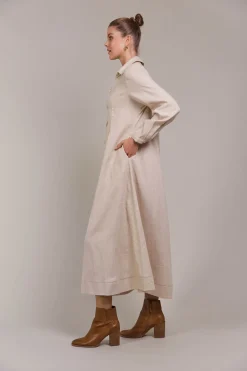 Laax Shirt Dress - Ecru