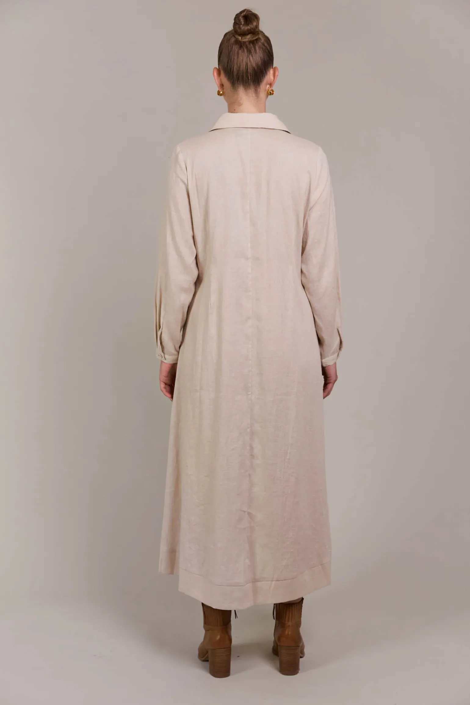 Laax Shirt Dress - Ecru