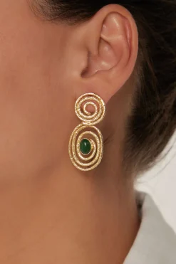Le Soleil Earring - Emerald