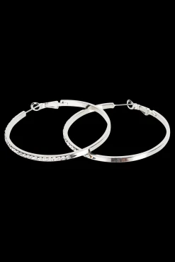 Lujo Hoop Earring - Silver