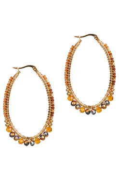 Manta Hoop Earring - Hazel