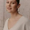 Manta Hoop Earring - Teal