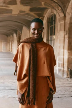 Masa Knit Poncho - Hazel