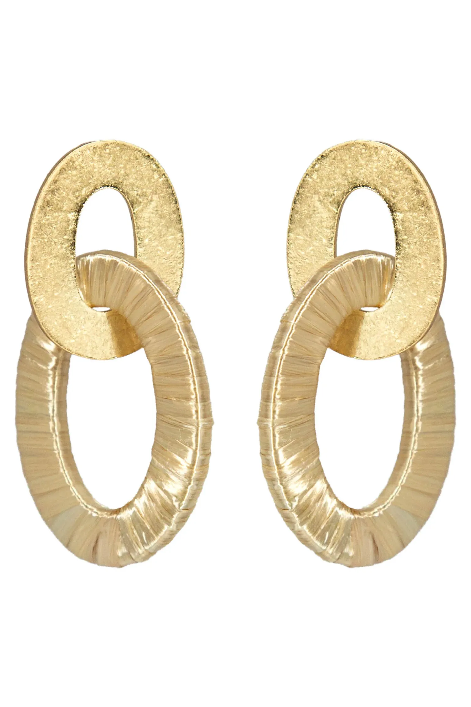 Masa Link Earring - Ecru