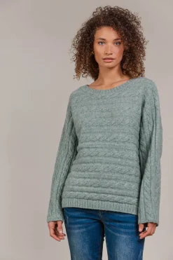 Merano Cable Knit - Jasper