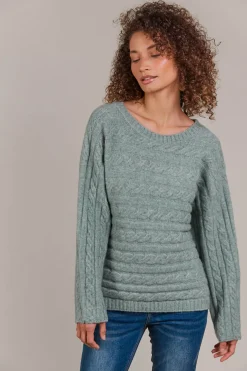 Merano Cable Knit - Jasper