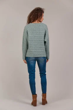 Merano Cable Knit - Jasper