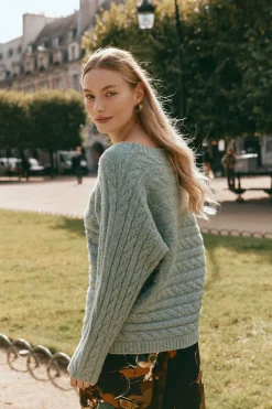 Merano Cable Knit - Jasper