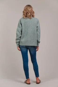 Merano Crop Cardigan - Jasper
