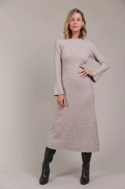 Merano Knit Dress - Flax