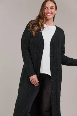 Merano Maxi Cardigan - Char
