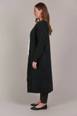 Merano Maxi Cardigan - Char