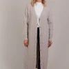 Merano Maxi Cardigan - Flax
