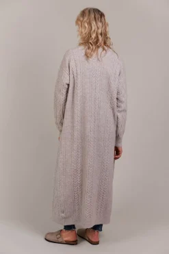 Merano Maxi Cardigan - Flax