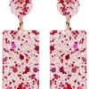 Merry Drop Earring - Raspberry