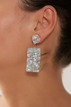 Merry Drop Earring - Silver