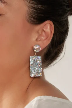 Merry Drop Earring - Silver