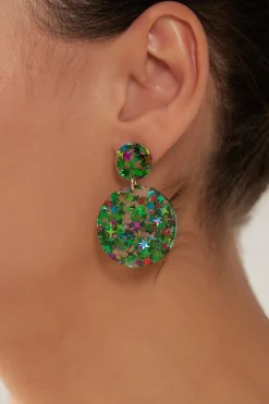 Merry Earring - Emerald
