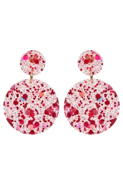 Merry Earring - Raspberry
