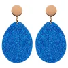 Merry Oval Earring - Cobalt