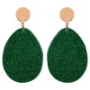 Merry Oval Earring - Emerald
