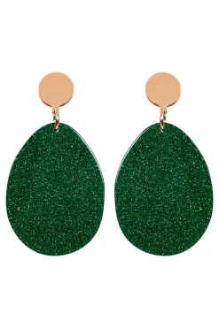 Merry Oval Earring - Emerald