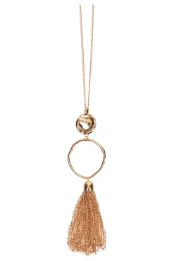 Meta Drop Necklace - Gold