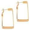Meta Earring - Gold Rectangle