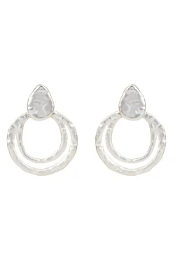 Meta Earring - Silver Circle