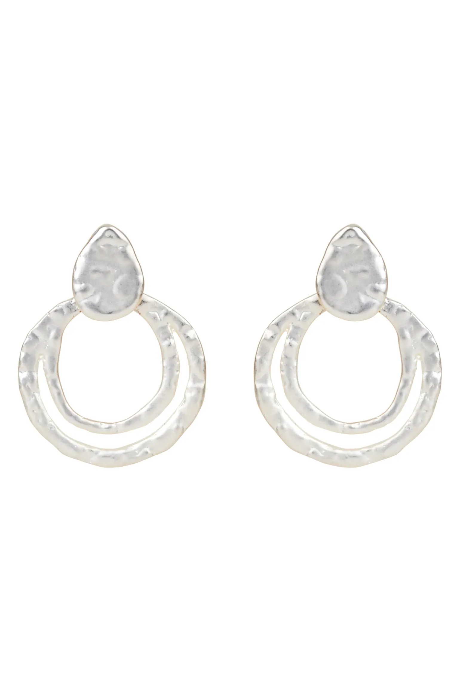 Meta Earring - Silver Circle