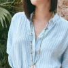 Mizu Necklace - Silver Leaf