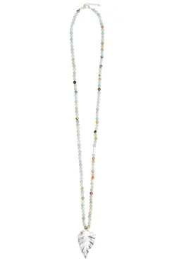 Mizu Necklace - Silver Leaf