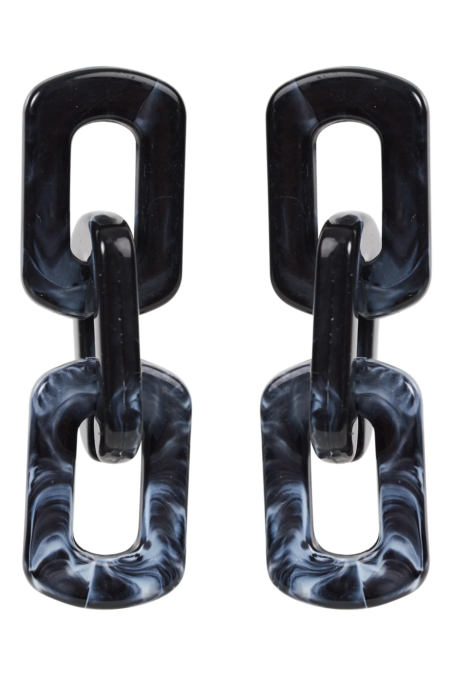 Mohave Link Earring - Carbon