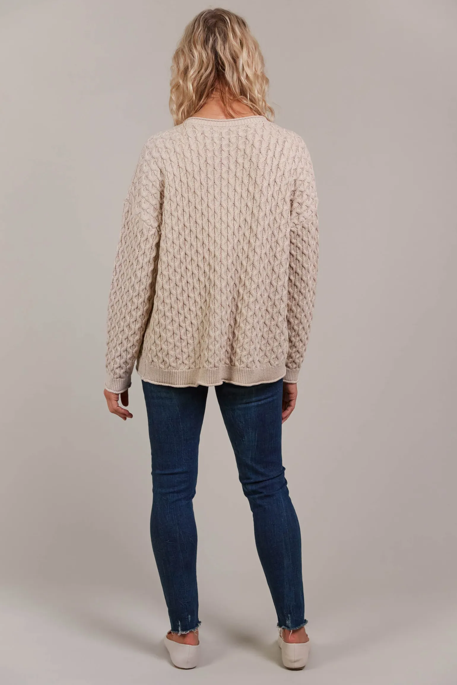 Naviva Cardigan - Oat