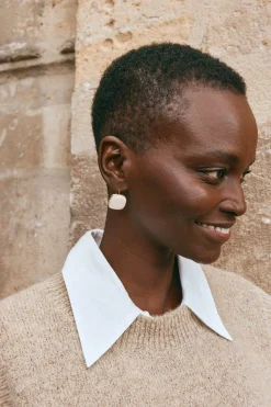 Naviva Earring - Ecru