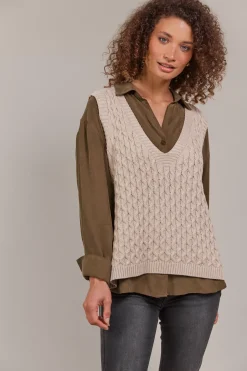 Naviva Vest - Oat