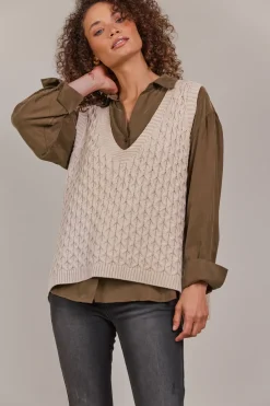 Naviva Vest - Oat