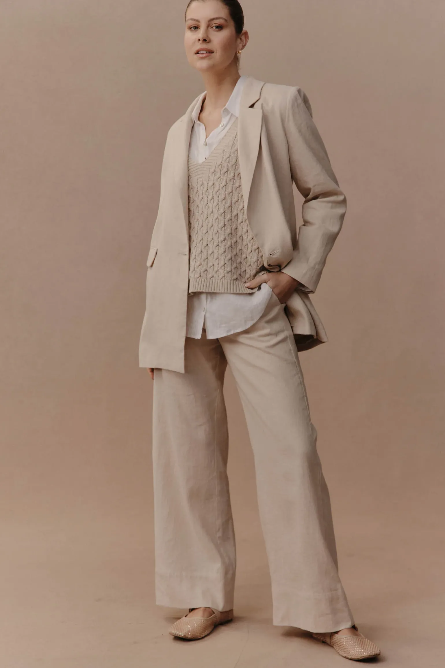 Naviva Vest - Oat