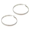 Norse Large Hoop - Silver