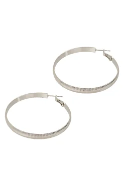 Norse Large Hoop - Silver