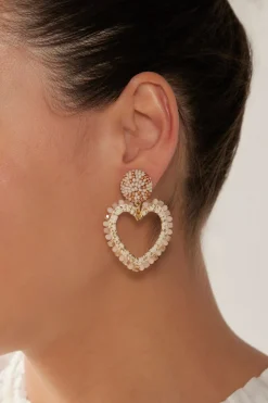 Palme Earring - Cream
