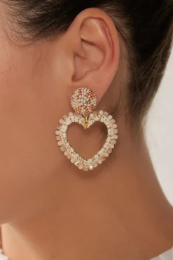 Palme Earring - Cream