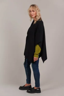 Palmer Knit Cape - Black
