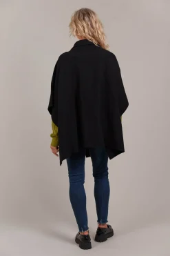 Palmer Knit Cape - Black