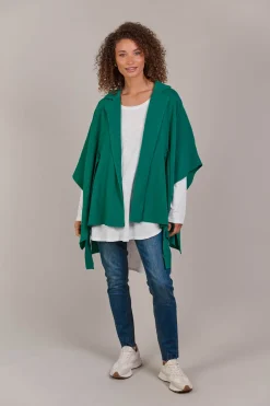 Palmer Knit Cape - Teal