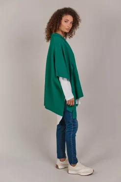Palmer Knit Cape - Teal